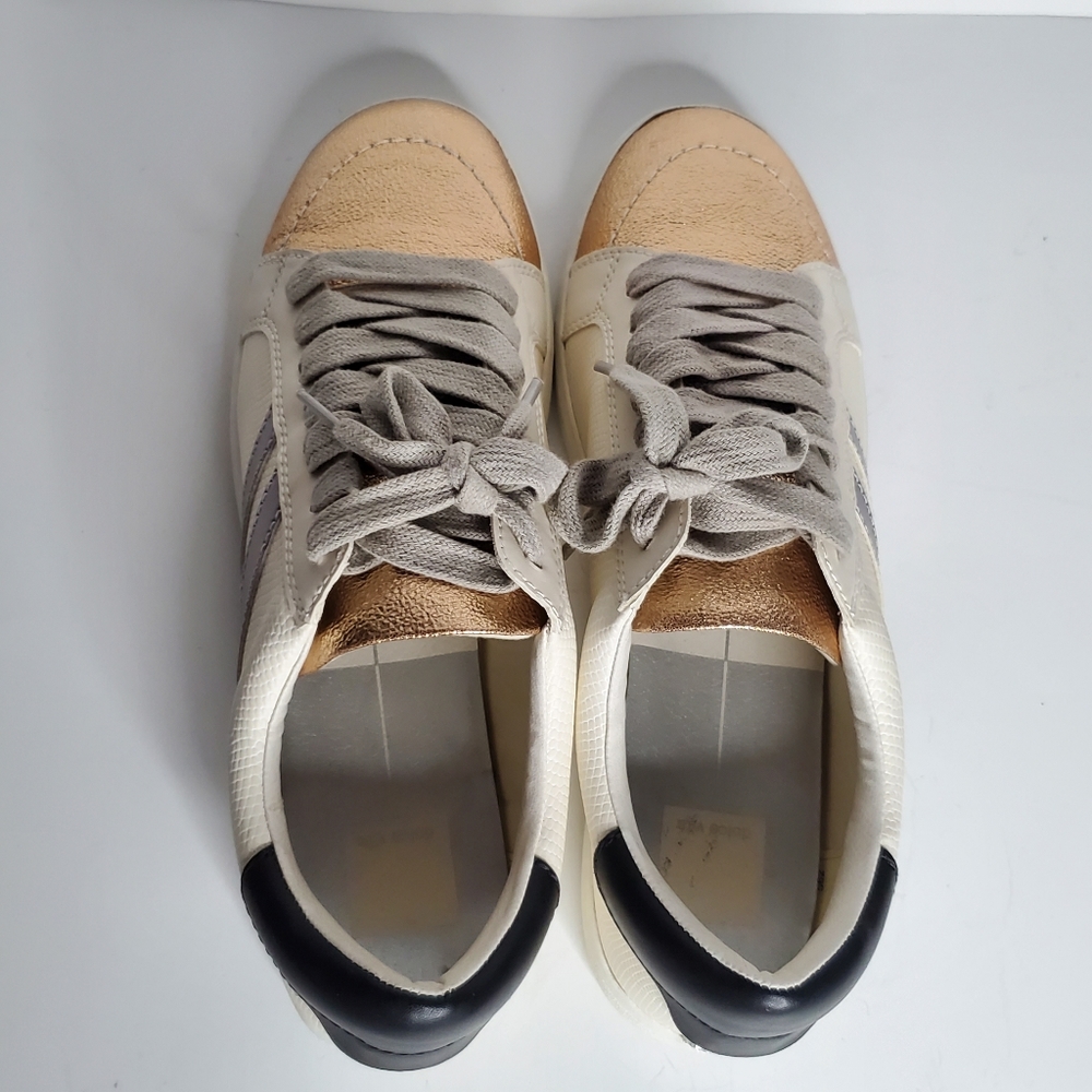 NEW Dolce Vita Neo Arrow Court Sneaker White Rose - Picture 6 of 8